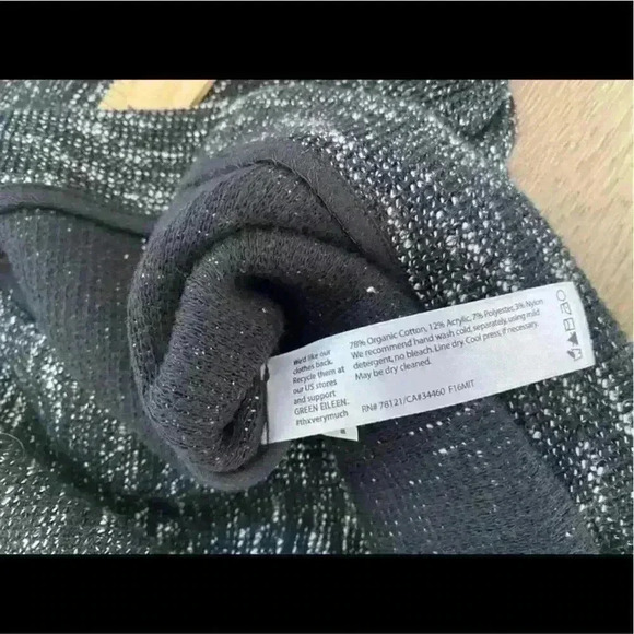 NWOT Eileen Fisher Collarless 1 Button Jacket - 100% Exclusive Bloomingdale Sz M - Picture 8 of 9